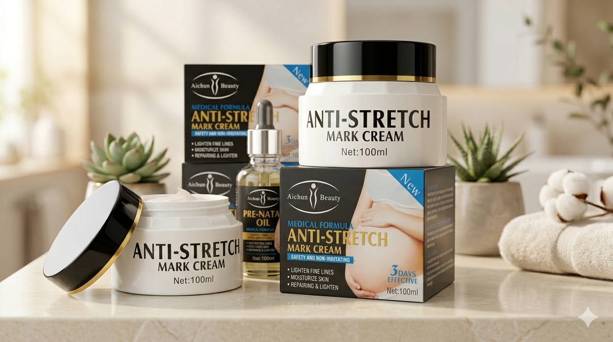 Black Stretch Marks Removal Cream | Anti Stretch Marks Cream (100g Jar)