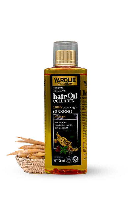 Yardlie Concentrated Hair Growth Oil with 100% Extra Ginseng (200ml)