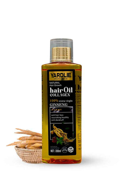 Yardlie Concentrated Hair Growth Oil with 100% Extra Ginseng (200ml)