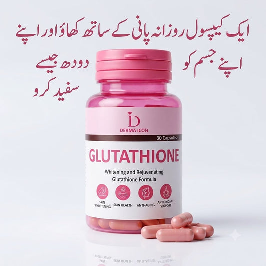 Derma Icon Glutathione Capsules – Skin Brightening & Rejuvenating Formula